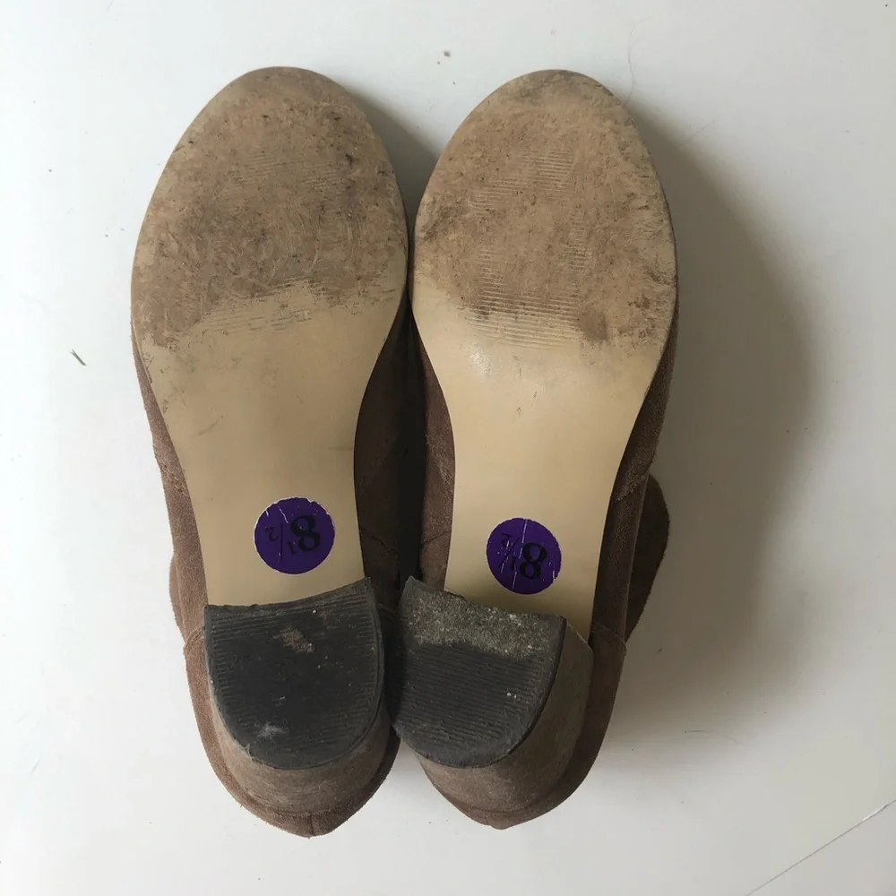 Steve Madden Harlee brown leather casual booties